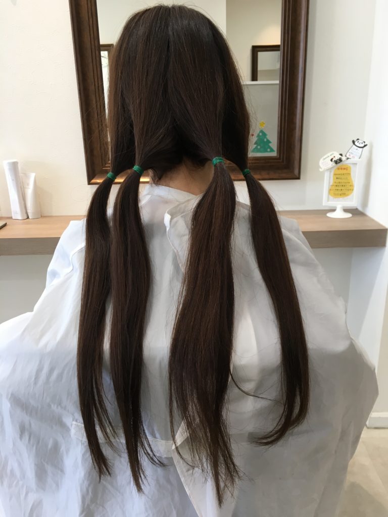 日々の営業 ヘアドネーション
