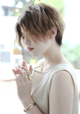 抜け感ショート